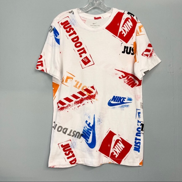Nike Other - Rare Nike NSW Remix 5 Multi Color LOGO Tee Shirt